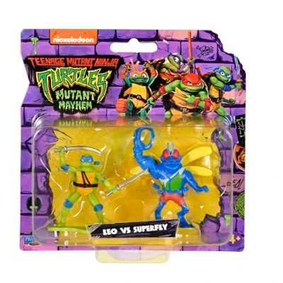 Imagen de Teenage Mutant Ninja Turtles Película Mini Figure 2 Pack Leo &amp; Baxter Fly