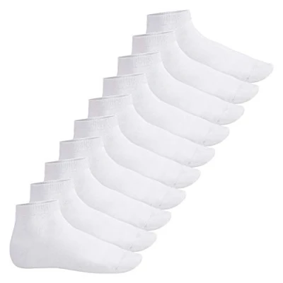 Imagen de Footstar SNEAK IT! 10 Pares Calcetines Cortos Unisex Blanco 39/42