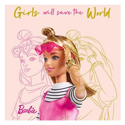 Imagen de Danilo Promotions tarjeta de cumpleaños limitada Barbie, felicitación oficial feliz multicolor, 9 x 6 pulgadas