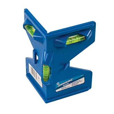 Imagen de Silverline Tools SL05 Nivel para postes, 140 x 100 mm