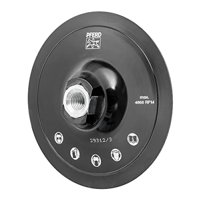 Imagen de Pferd Plato de Lija Velcro Krh 125 M14, para Discos millimeters, Rosca M14