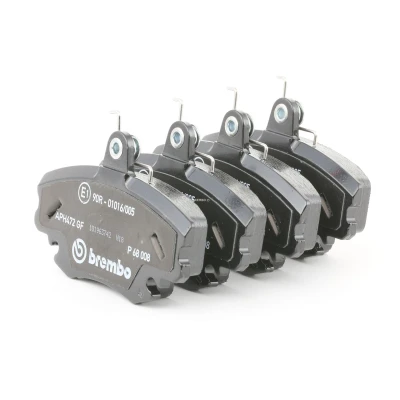 Imagen de BREMBO P 68 008 Juego de pastillas freno con contacto avisador desgaste tornillos pinza sin accesorios RENAULT: CLIO 2, 1 norauto