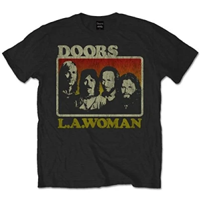 Imagen de Rock Off officially licensed products The Doors La Woman Oficial Camiseta para Hombre (X Large)
