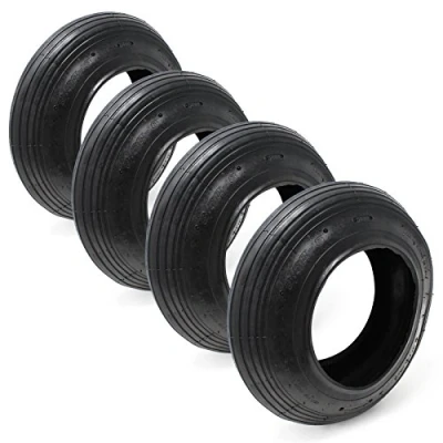 Imagen de 4x Cubierta para neumáticos de carretilla aire Ruedas 3.50 8 carretillo Accesorios