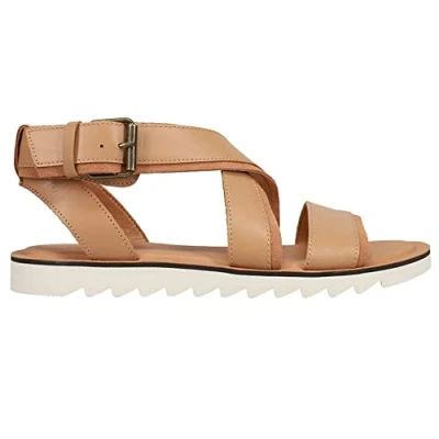 Imagen de TOMS Sidney Tread, Sandalias Planas Mujer, Warm Beige, 43.5 EU