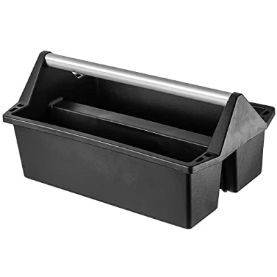 Imagen de KADAX caja de herramientas plástico en 2 tamaños, multiusos para herramientas, con asa, bandeja portaherramientas (50 x 30 cm)