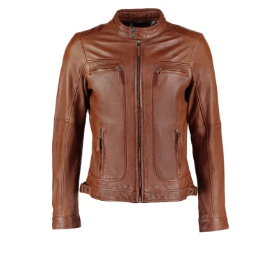 Imagen de Oakwood Casey Chaqueta de cuero, Hombre, Talla: Medium, Brown
