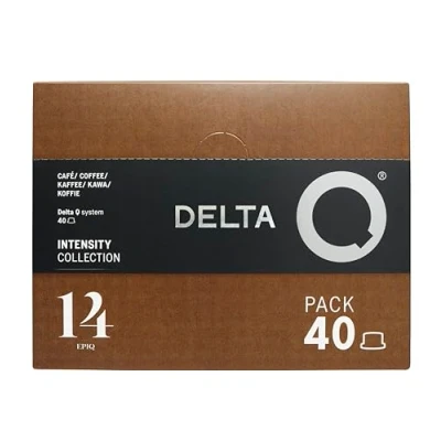 Imagen de Delta Q Cápsulas de Café Molido EpiQ Espresso Intenso con Notas Nueces Tostadas Intensidad 14 Natural 40