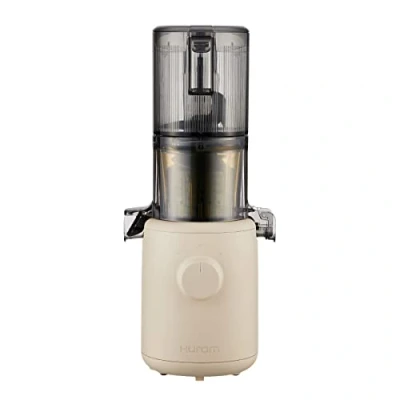 Imagen de Hurom H310A Licuadora eléctrica para frutas y verduras (motor silencioso, limpieza rápida fácil, alta eficacia de zumo, sin bisfenol A), color blanco