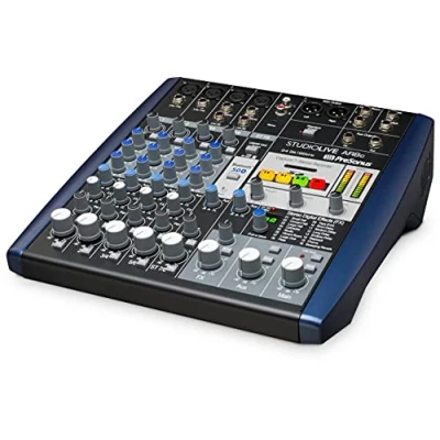Imagen de PreSonus StudioLive AR8c Mezclador Analógico/Interfaz de Audio 8 Canales Compatible USB C/Grabador SD Estéreo