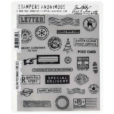 Imagen de Stampers Anonymous Tim Holtz Sellos adhesivos, multicolor, 22,86 x 17,78 0,76 cm
