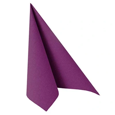 Imagen de PAPSTAR servilletas, Papel, Morado, 40 x 40cm, 50