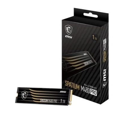 Imagen de MSI SPATIUM M480 Pro PCIe 4.0 NVMe M.2 1TB