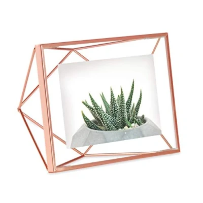 Imagen de Umbra Prisma Marco para fotos, 10x15 cm, Acero, Cobre