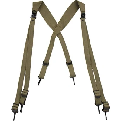 Imagen de Epic Militaria Réplica WW2 Us Army M36 Combat Tirantes De Cincha Oliva