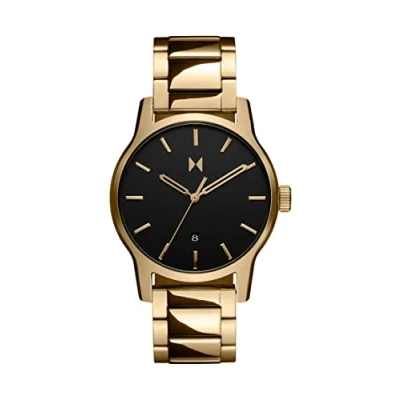 Imagen de MVMT Reloj Analógico de Cuarzo para Hombre con Correa en Acero Inoxidable Dorado 28000314 D
