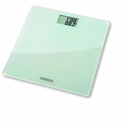 Imagen de OMRON HN286 Báscula digital de cristal, color blanco