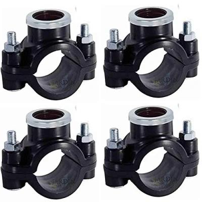 Imagen de Suinga 4 x COLLARIN de riego REFORZADO 20MM 1/2&quot;. Utilizado para la instalación elementos como aspersores, difusores o goteo.