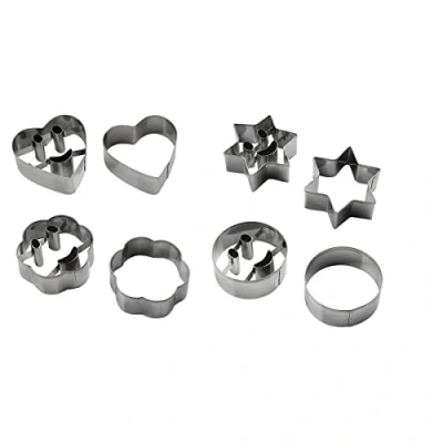 Imagen de ZENKER Cortadores Galletas en acero inoxidable, 6x3cm, 2 uds.