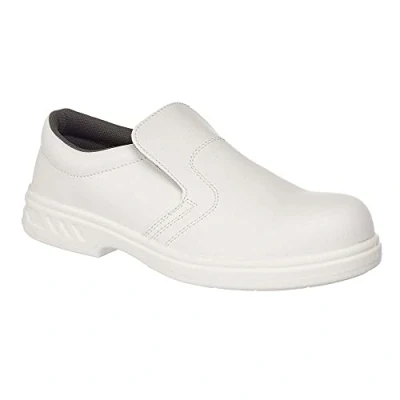 Imagen de Portwest Mocasín De Seguridad Steelite S2, Tamaño: 34, Color: Blanco, FW81WHR34