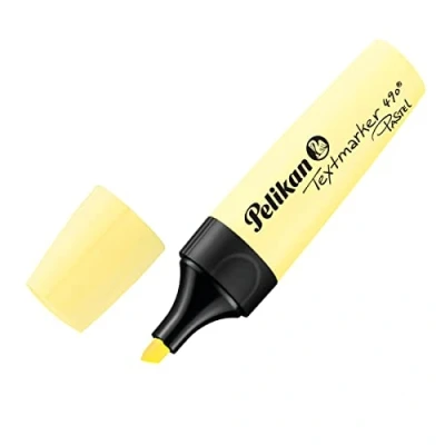 Imagen de Pelikan 817332 490® Rotuladores (10 unidades, en estuche plegable), color amarillo claro