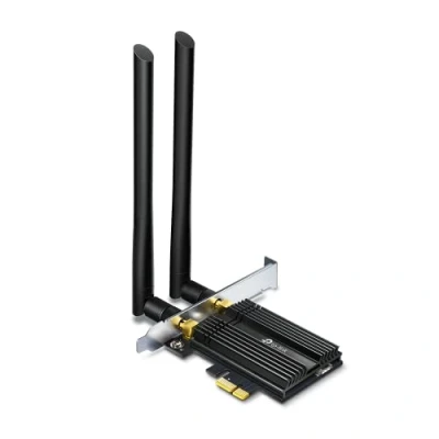 Imagen de Adaptador Wi Fi USB TP Link ARCHER TX50E, AX3000, 6, Bluetooth 5.0 PCle, Negro