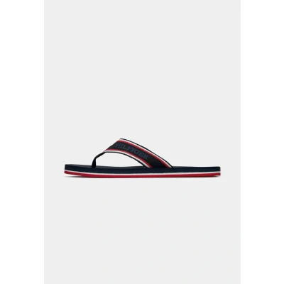 Imagen de Tommy Hilfiger Chanclas Hombre Comfort Beach Sandal con logotipo, Azul (Desert Sky), 40