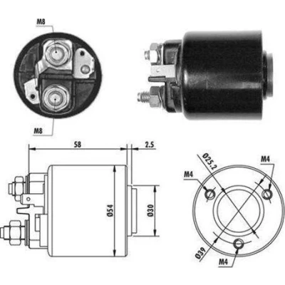 Imagen de MAGNETI MARELLI 940113050060 Interruptor magnético, estárter CITROËN: Saxo Hatchback, C4 Picasso 1, Berlingo / First I norauto, oscaro,