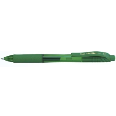 Imagen de Pentel BL107 DX Bolígrafo Energel retráctil con punta de bola. Escritura en color verde