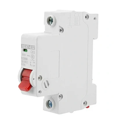 Imagen de interruptor de circuito CC, aire protección contra fugas en miniatura DZ47 63Z 1P 63A DC