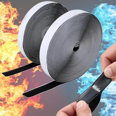 Imagen de SOSINYA Tiras de gancho y bucle 10Mx20MM, Adhesivo Cinta, Cinta Adhesiva mosquitera, Belcro doble cara Fuerte ideal para múltiples superficies, fácil usar.