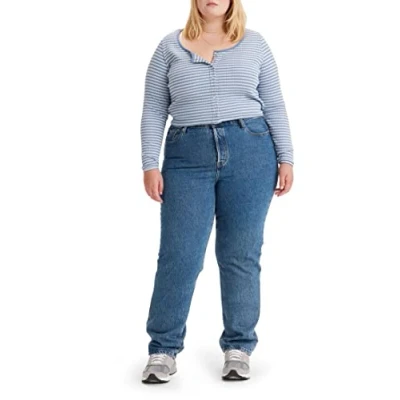 Imagen de Levi&#039;s Plus Size 501 Jeans For Women Vaqueros Mujer, Shout Out Stone, 14 M