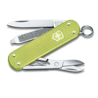 Imagen de Victorinox, Classic SD Alox, Navaja Multiuso Suiza, Cuchillo bolsillo, Regalo, 5 Funciones, Hoja pequeña, Lima de uñas