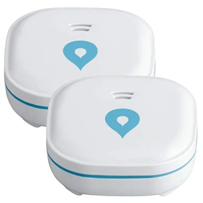 Imagen de SEBSON 2X Detector de Agua Mini GS153 batería Larga duración 10 años, Sensor para Cocina/baño, inundacion, Alarma 60x60x24mm