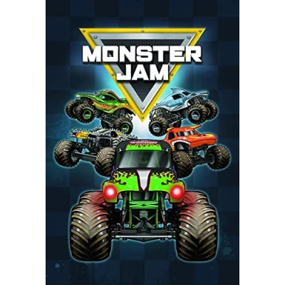 Imagen de Monster Jam Manta polar Grave Digger, Max D, Megalodon, Dragon &amp; El Toro Loco Design súper suave 100 x 150 cm