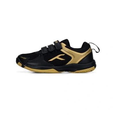 Imagen de Hundred Court Star, Zapatos bádminton Hombre, Black Gold, 37 EU