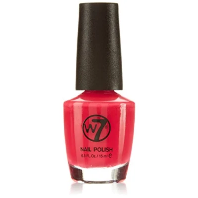 Imagen de W7 Cosmetics Esmalte de uñas número 127, Pink Passion 15 ml