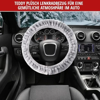Imagen de WALSER Teddy 20097 Funda cubierta para el volante 37 39 plateado