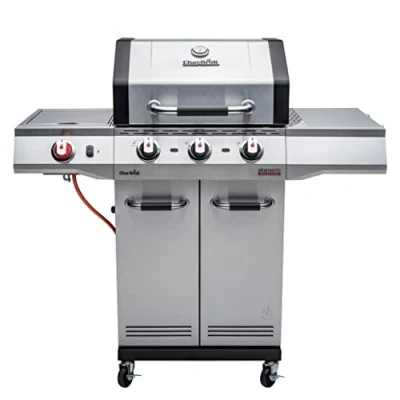 Imagen de Char Broil Advantage PRO S 3: Parrilla a gas de 3 quemadores con quemador Sear cerámica y sartén para grill