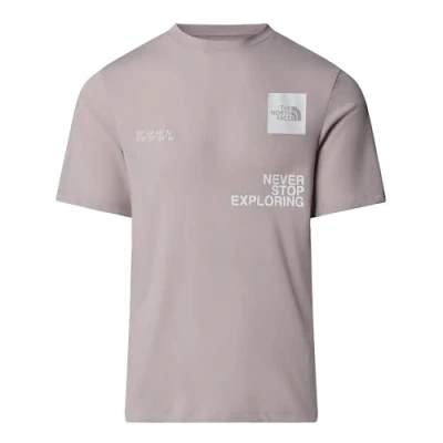 Imagen de The North Face Mountain Foundation Coordinates TEE Camiseta deportiva, Hombre, Talla: Medium, Moonstone grey