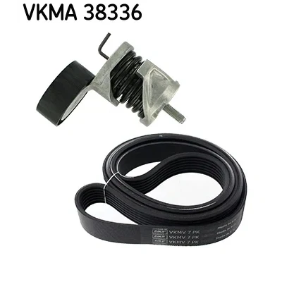 Imagen de SKF VKMA 38336 Juego de correas trapeciales poli V BMW: 1 Hatchback, Coupé, Hatchback