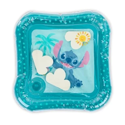 Imagen de Bright Starts, Colchoneta Acuática con Temática de Stitch Disney Baby, para Jugar Boca Abajo Surfeando Las Olas, Incluye 3 Juguetes Flotantes, a Partir Recién Nacidos