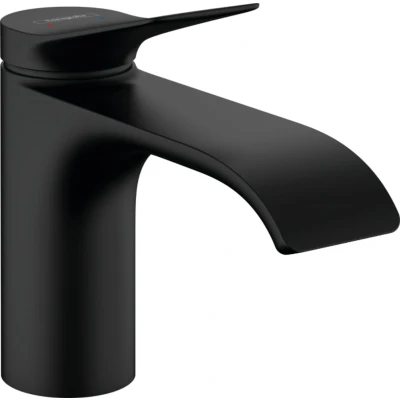 Imagen de hansgrohe Vivenis Grifo monomando de lavabo 80 sin vaciador automático, blanco mate, 75012700