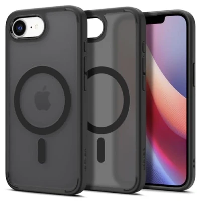 Imagen de Spigen Funda Ultra Hybrid Magfit Compatible con iPhone 16e 2025 Negro Translúcido
