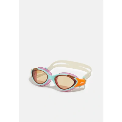 Imagen de Speedo Biofuse 2.0 Womens Gafas de natación, Mujer, Talla: One Size, Marine blue/pumpkin spice/pale tan