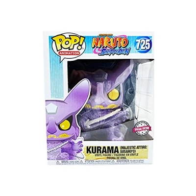Imagen de Funko Pop! Animation: Shonen Jump Naruto Shippuden #725 Kurama Majestic Attire Susano&#039;o 6 Inch Exclusive Bundled with Free Pet Compatible .5mm Extra Rigged Protector