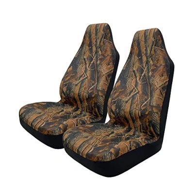 Imagen de TOYOUN Fundas Asientos Coche Universal Delantero Funda de Asiento para Juego Protector Impermeables 2 plazas Respaldo Alto Accesorios Automóvil