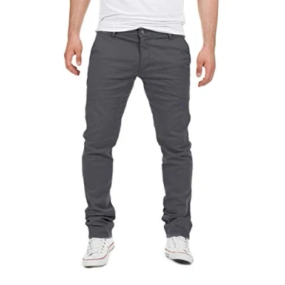 Imagen de Yazubi Dustin Pantalones Chinos para Hombre Jeans Slim Fit de Negocios con Elasticidad, Gris (Magnet 4R193901), W30/L30