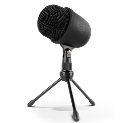 Imagen de Krom Kimu Pro NXKROMKIMUPRO Micrófono unidireccional, Conexión micro USB para móviles y tablets, audio 3.5 mm jack