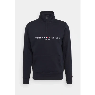 Imagen de Tommy Hilfiger LOGO Mockneck Sudadera, Hombre, Talla: XS, Desert sky